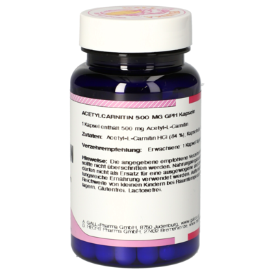Acetylcarnitin 500 mg GPH Kapseln
