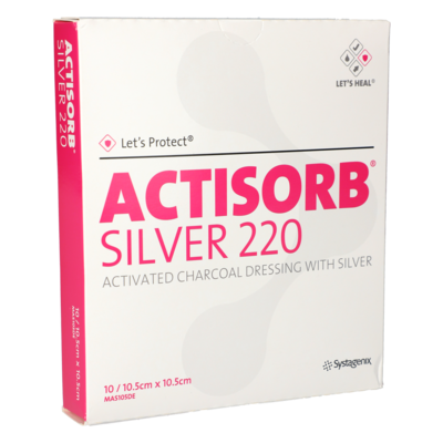 ACTISORB® Silver 220 10,5 cm x 10,5 cm