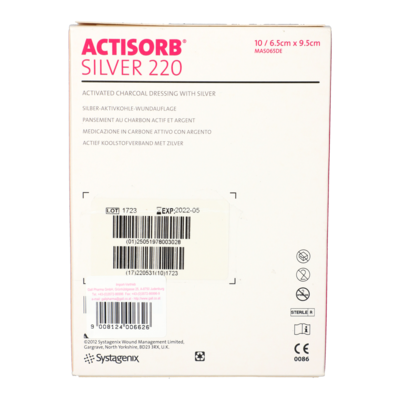 ACTISORB® Silver 220 9,5 cm x 6,5 cm