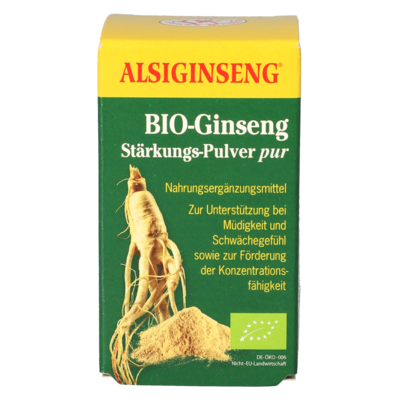 ALSIGINSENG® pure organic ginseng fortified powder