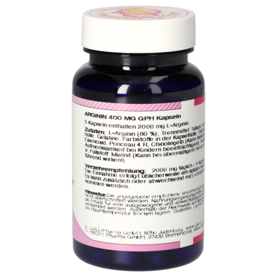 Arginine 400 mg GPH Capsules