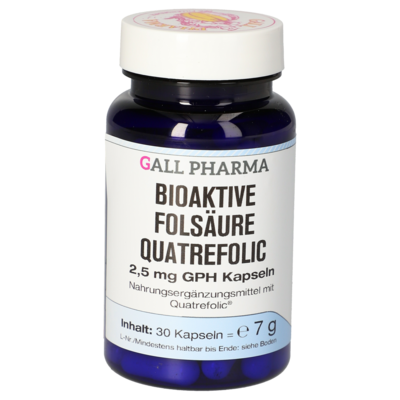 Bioactive folic acid Quatrefolic 2,5 mg GPH Capsules