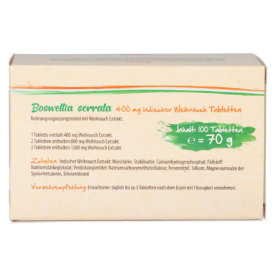 Boswellia Serrata 400 mg GPH Tablets