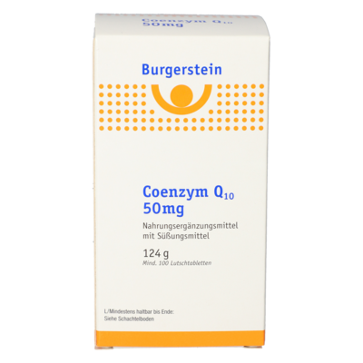Burgerstein Coenzym Q10 50 mg Lutschtabletten