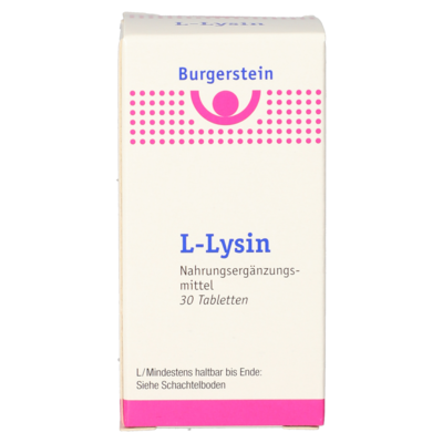 Burgerstein L-Lysine 500 mg tablets