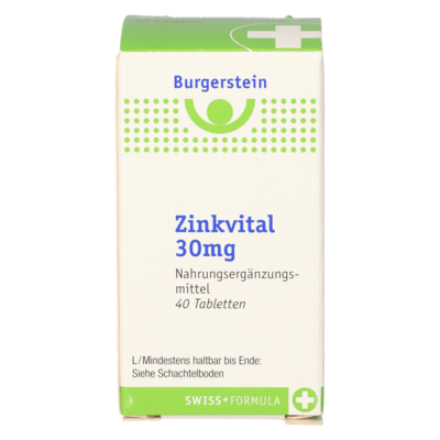 Burgerstein Zinkvital 30 mg tablets