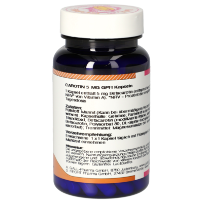 Carotin 5 mg GPH Kapseln