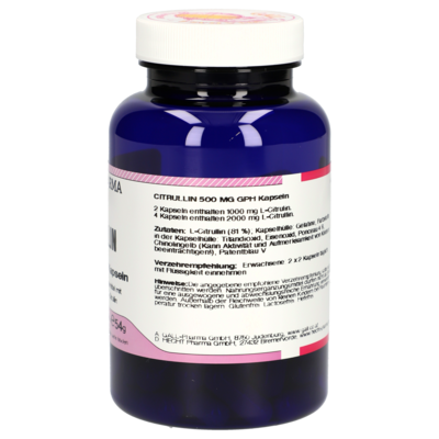 Citrulline 500 mg GPH Capsules