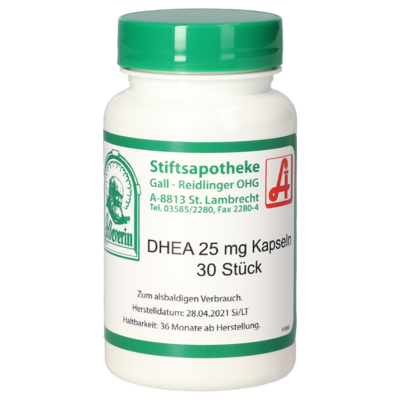 DHEA 25 mg Capsules