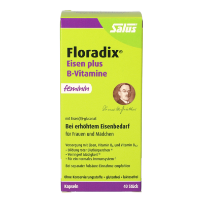 Floradix® iron plus B vitamins feminine capsules