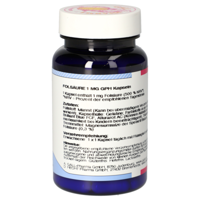 Folic Acid 1 mg GPH Capsules