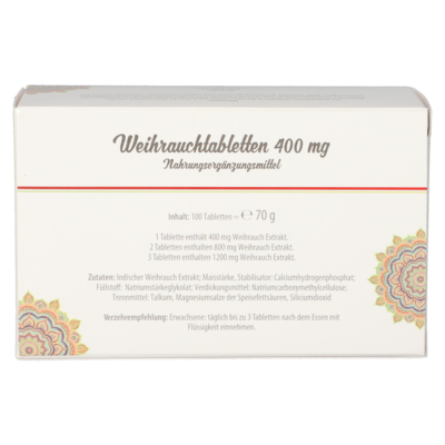 Frankincense 400 mg GPH Tablets