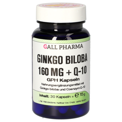 Ginkgo Biloba 160 mg + Q-10 GPH Capsules