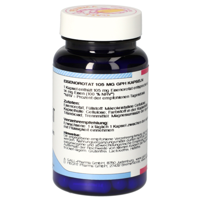 Iron Orotate 105 mg GPH Capsules