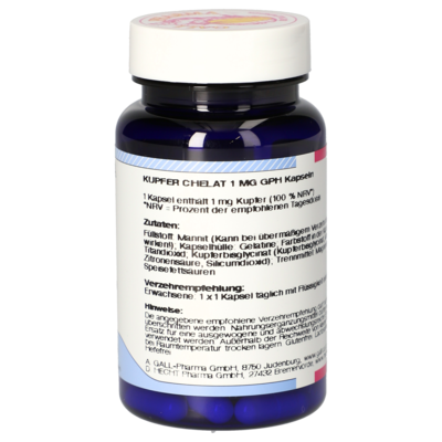 Kupfer Chelat 1 mg GPH Kapseln