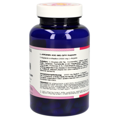L-Arginine 400 mg GPH Capsules
