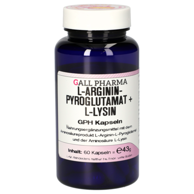 L-Arginine Pyroglutamate + L-Lysine GPH Capsules