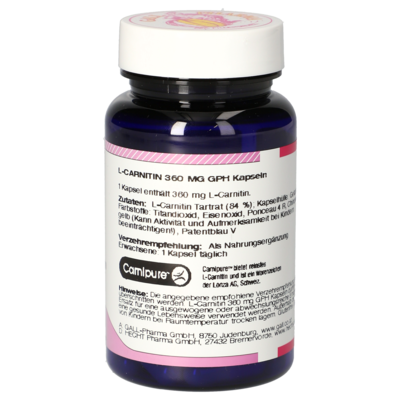 L-Carnitin 360 mg GPH Kapseln