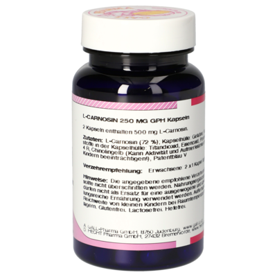 L-Carnosine 250 mg GPH Capsules