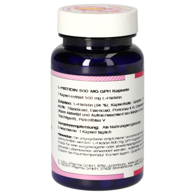 L-Histidine 500 mg GPH Capsules