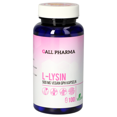 L-Lysin HCl 500 mg Vegan GPH Kapseln