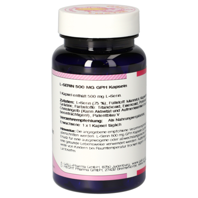 L-Serine 500 mg GPH Capsules