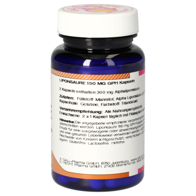Lipoic Acid 150 mg GPH Capsules