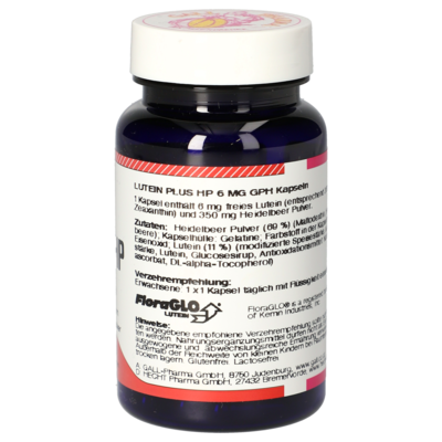 Lutein 6 mg Plus HP GPH Kapseln