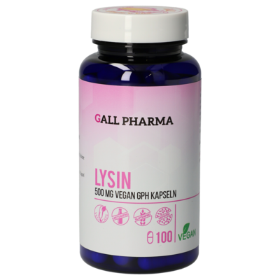 Lysine 500 mg Vegan GPH Capsules