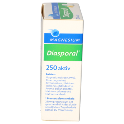 MAGNESIUM Diasporal® 250 aktiv Brausetabletten Zitrone