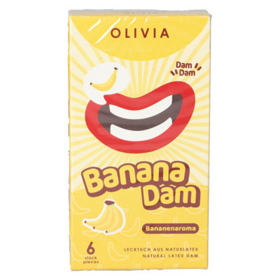 OLIVIA Dam Lecktücher Banane