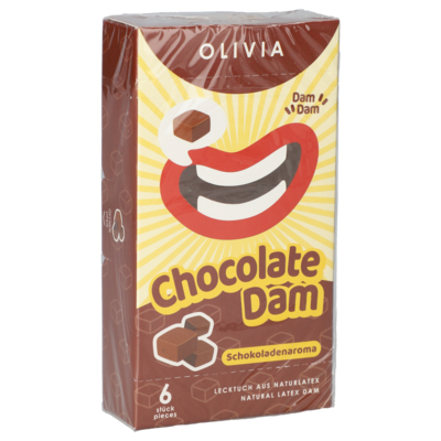 OLIVIA Dam Lecktücher Schokolade