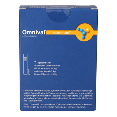 Omival® orthomolekular 2OH immun® Trinkfläschchen + Kapseln