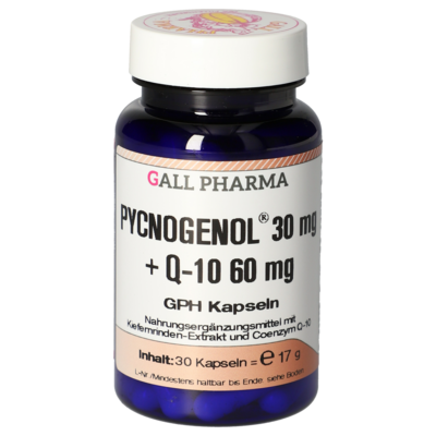 Pycnogenol® 30 mg + Q-10 60 mg GPH Capsules