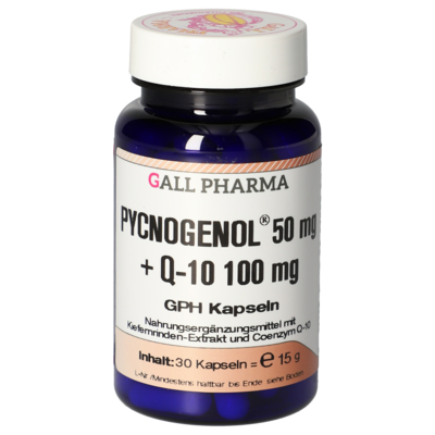 Pycnogenol® 50 mg + Q-10 100 mg GPH Capsules