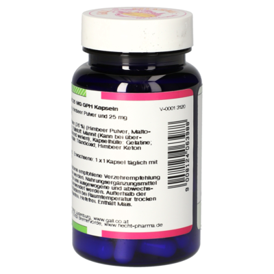 Raspberry Ketone 25 mg GPH Capsules