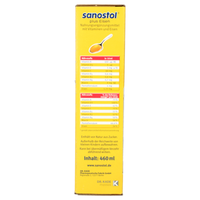 Sanostol® plus Eisen Saft