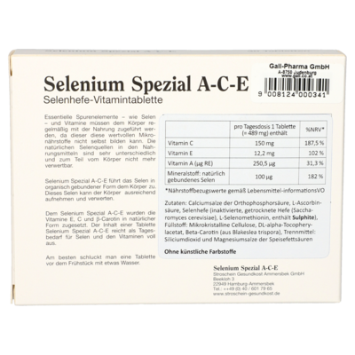 Selenium Special A-C-E Tablets