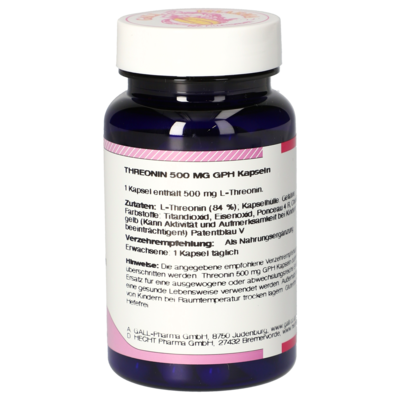 Threonine 500 mg GPH Capsules