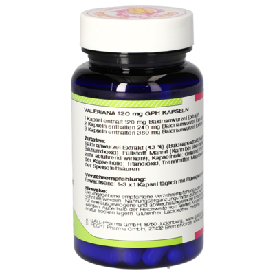 Valeriana 120 mg GPH Capsules