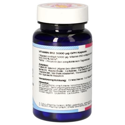 Vitamin B12 5000 µg GPH Capsules