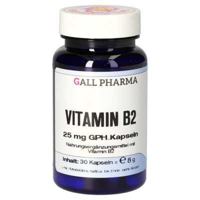 Vitamin B2 25 mg GPH Kapseln