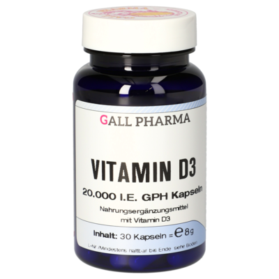Vitamin D3 20000 IE GPH Kapseln