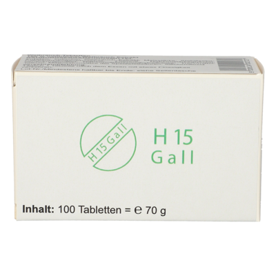 Weihrauch H 15 Gall Tabletten 