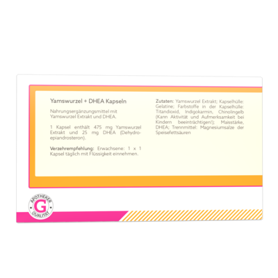 Yamswurzel + DHEA 25 mg GPH Kapseln