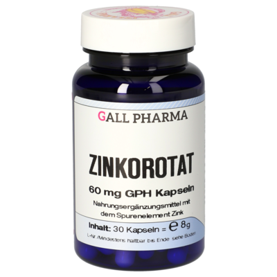 Zinc Orotate 60 mg GPH Capsules