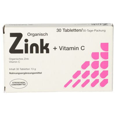 Zink organisch + Vitamin C Tabletten