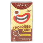 OLIVIA Dam Lecktücher Schokolade